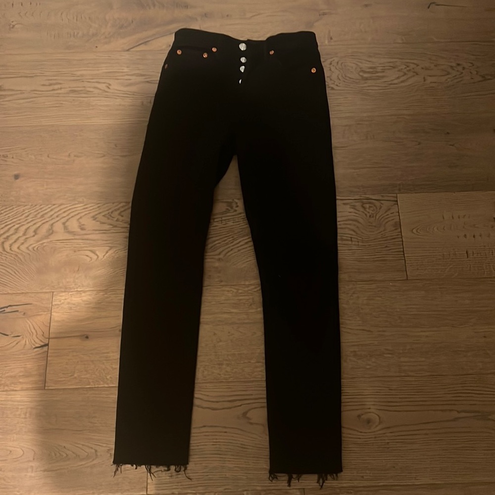 RE/ DONE BLACK JEANS size 24
